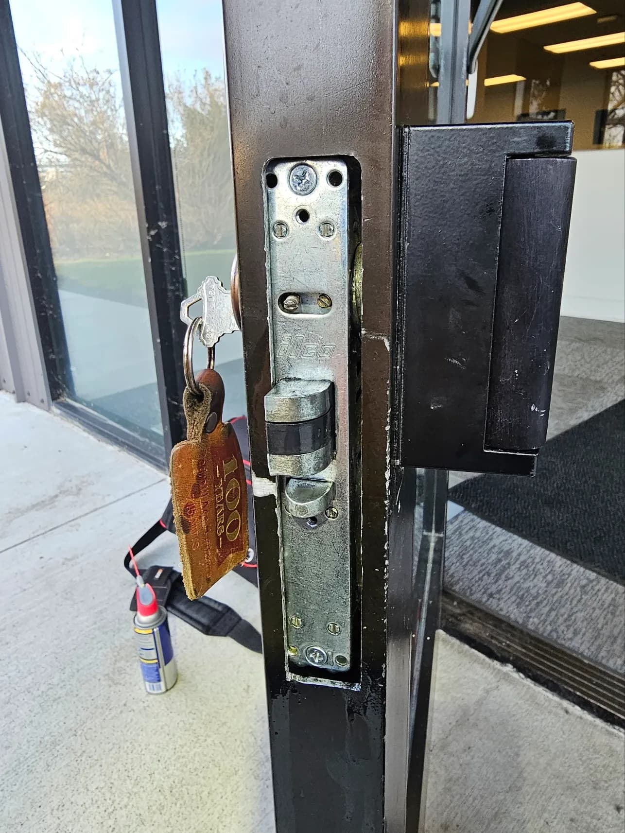 Lock replacement work